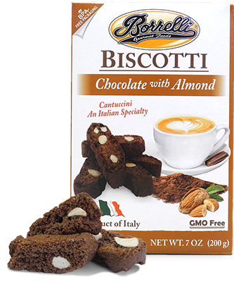 7oz Chocolate Almond Biscotti
