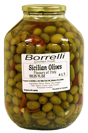 4L Bulk Sicllian Olives
