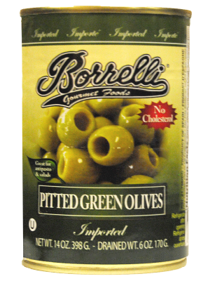 14oz Medium Pitted Green Olives